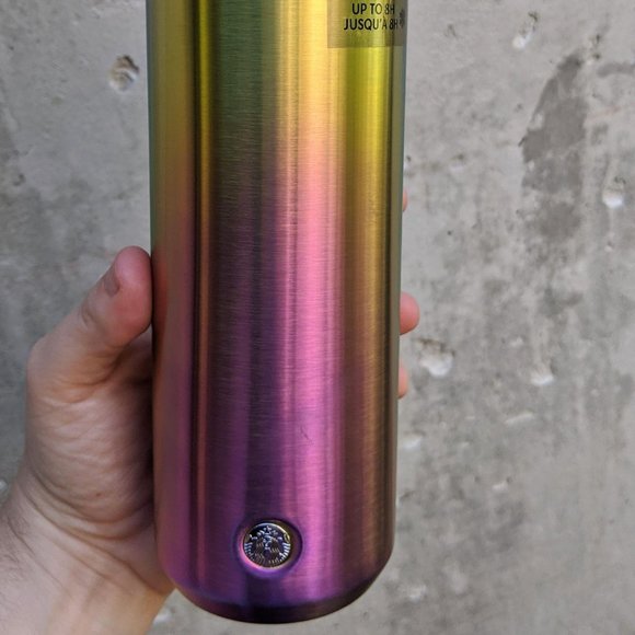 NWT Fall 2020 Insulated Ombre Pink & Yellow Bottle - Picture 3 of 12